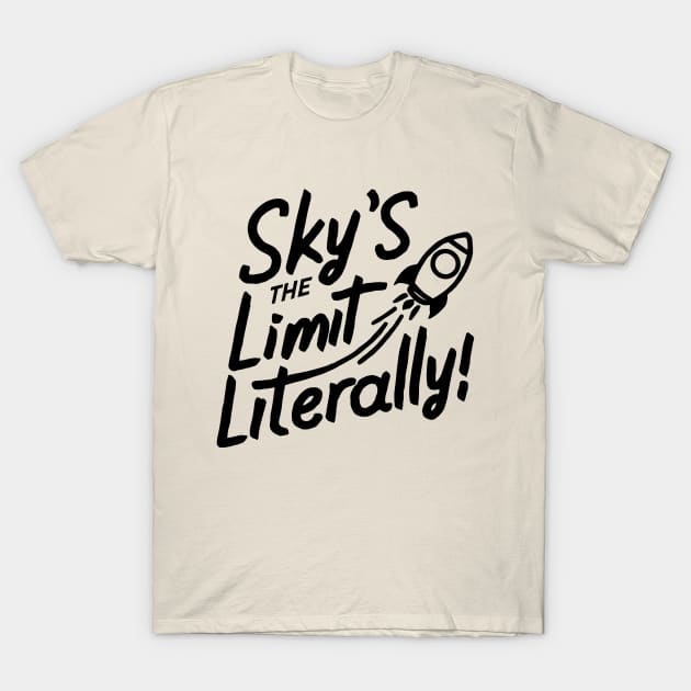 Sky's The Limit Literally RC plane T-Shirt by NomiCrafts